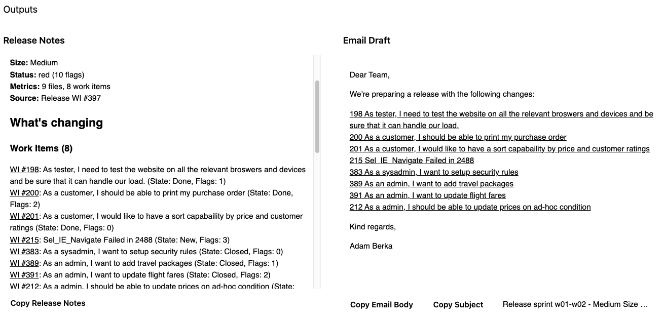 Release notes i komunikacja